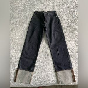 Everlane high rise straight jean